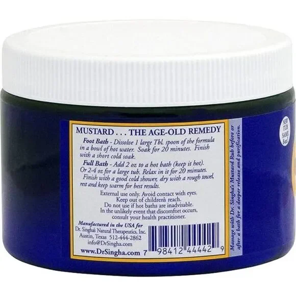 Therapeutic Bath Detox For Relaxation And Muscle Relief, With Mustard Bath Salt